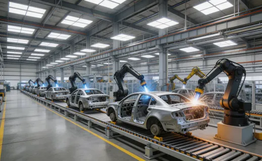 Manufacturing plant floor