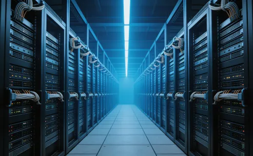 Data center server room